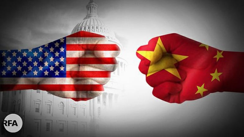 在经贸问题上,美国政府仍然保持着对中国的高压态势。 (自由亚洲电台制图)