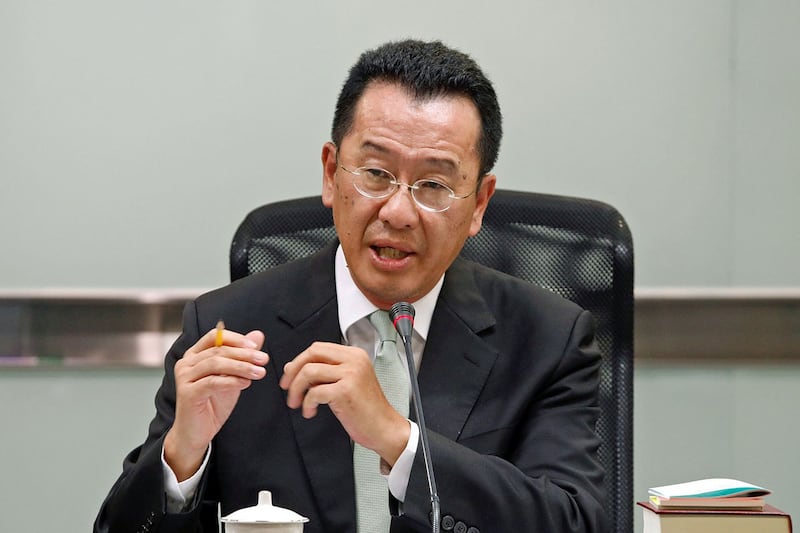 台湾的国安会秘书长顾立雄(路透社)
