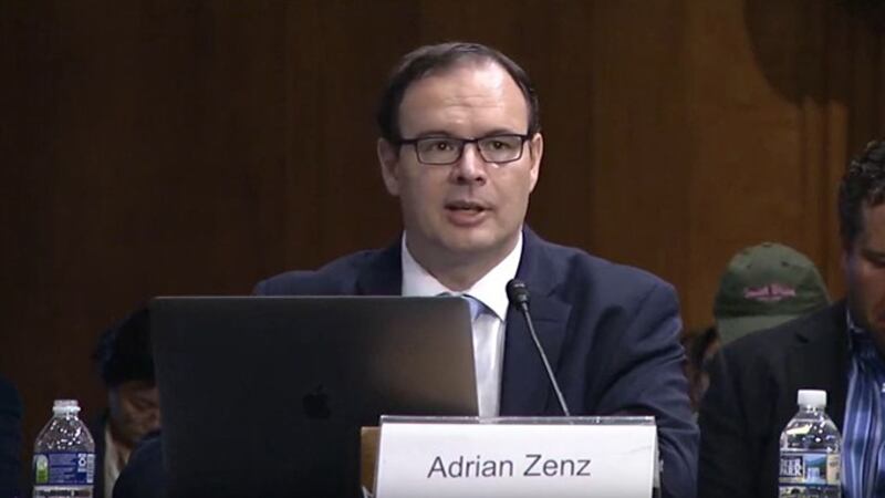德国的新疆问题专家曾德恩(Adrian Zenz)(自由亚洲电台摄影)
