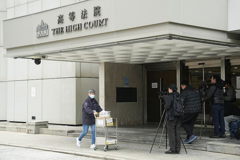 2024年1月29日，香港高等法院正在举行针对恒大集团的清盘呈请聆讯。（路透社）