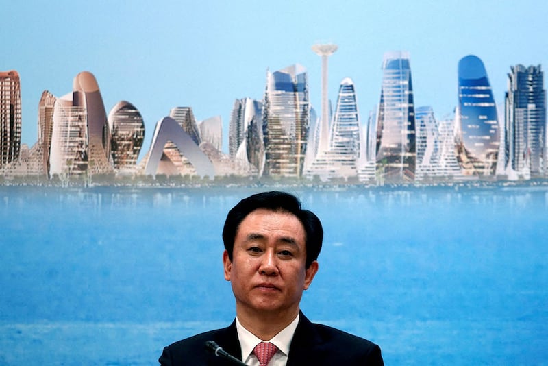 中国房地产公司恒大集团主席许家印(路透社)