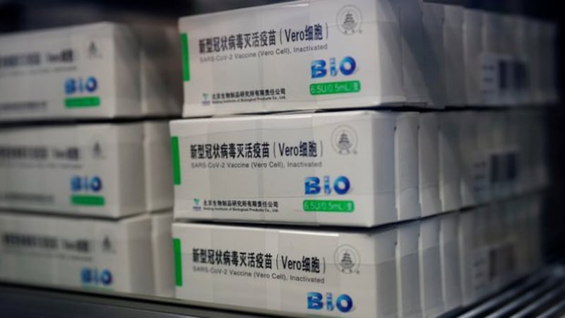 中国研发并生产的一款新冠疫苗(路透社)