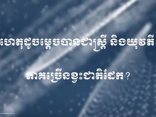 ហេតុដូចម្តេចបានជាស្ត្រីនិងយុវតី ភាគច្រើនខ្វះជាតិដែក?