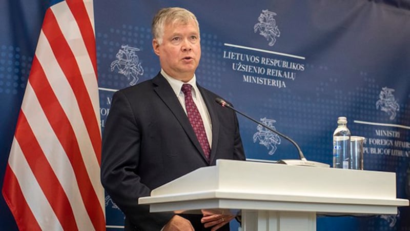 美国前副国务卿比根(Stephen Biegun)说,美国应该把政策重点放在系统性地建立对中国的威吓力。(美联社图片)