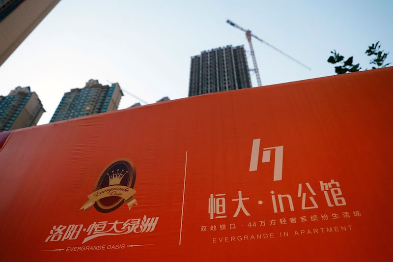 在河南洛阳,恆大集团开发的住宅项目,目前处于烂尾状态。(路透社)