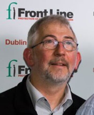 Ông Jim Loughran, giám đốc Phòng Báo Chí và Liên Lạc của Front Line Defenders